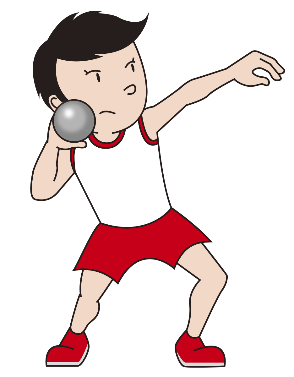 砲丸投げの日本記録。男女別