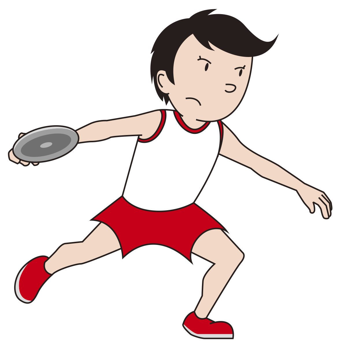 円盤投げの日本記録。男女別