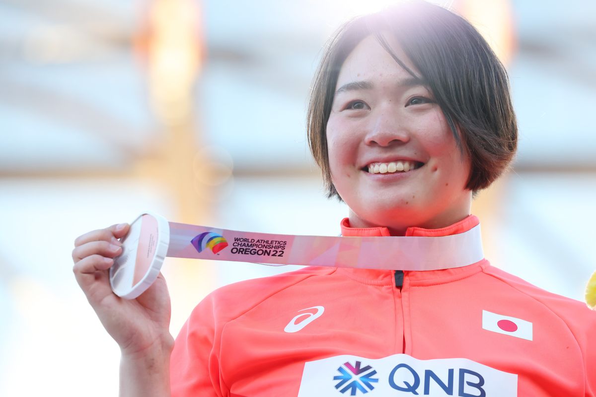 【やり投げ】北口榛花の筋肉がすごい！コーチは誰？チェコ語がペラペラって本当？